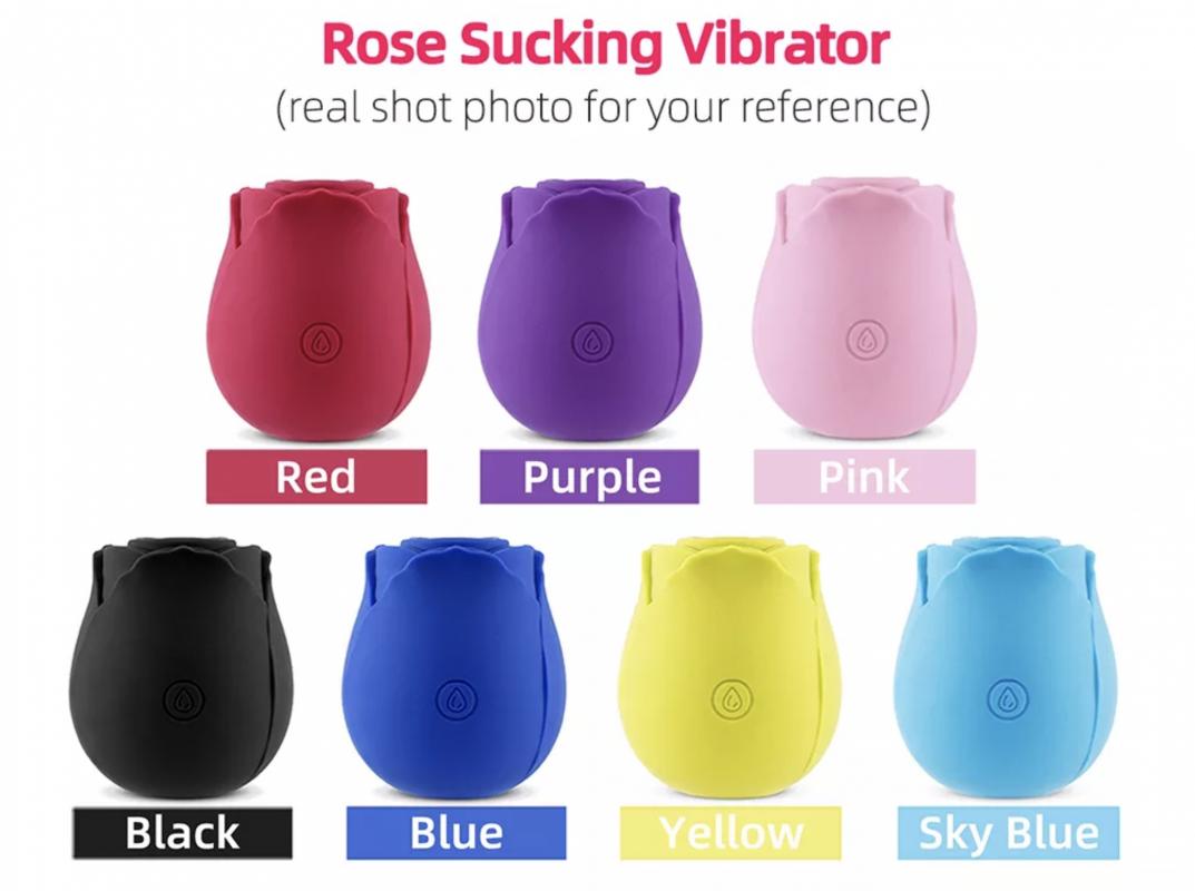 Carmine Emme Modlu Pürüzsüz Silikon Su Geçirmez Lüks Gül Vibratör