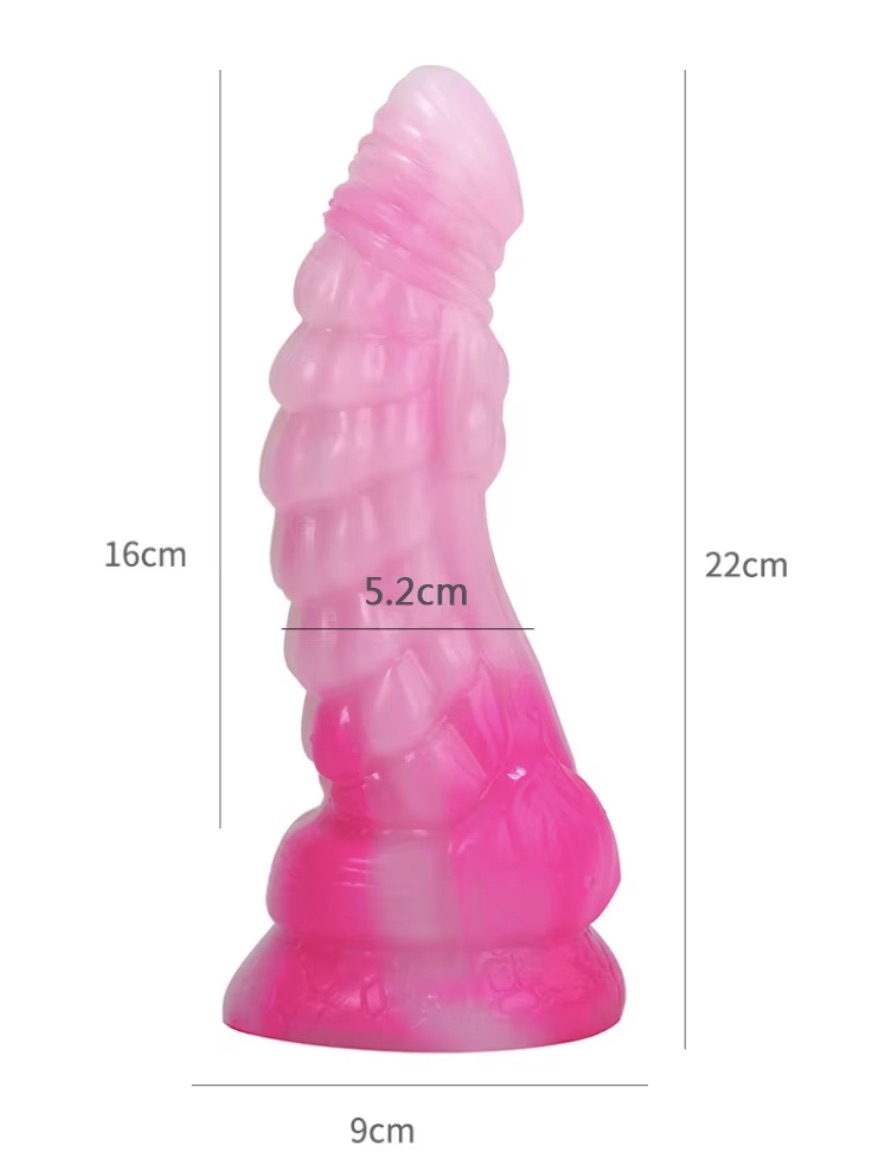 Carmine Büyük Boy Vantuzlu Silikon Ahtapot Canavar Dildo