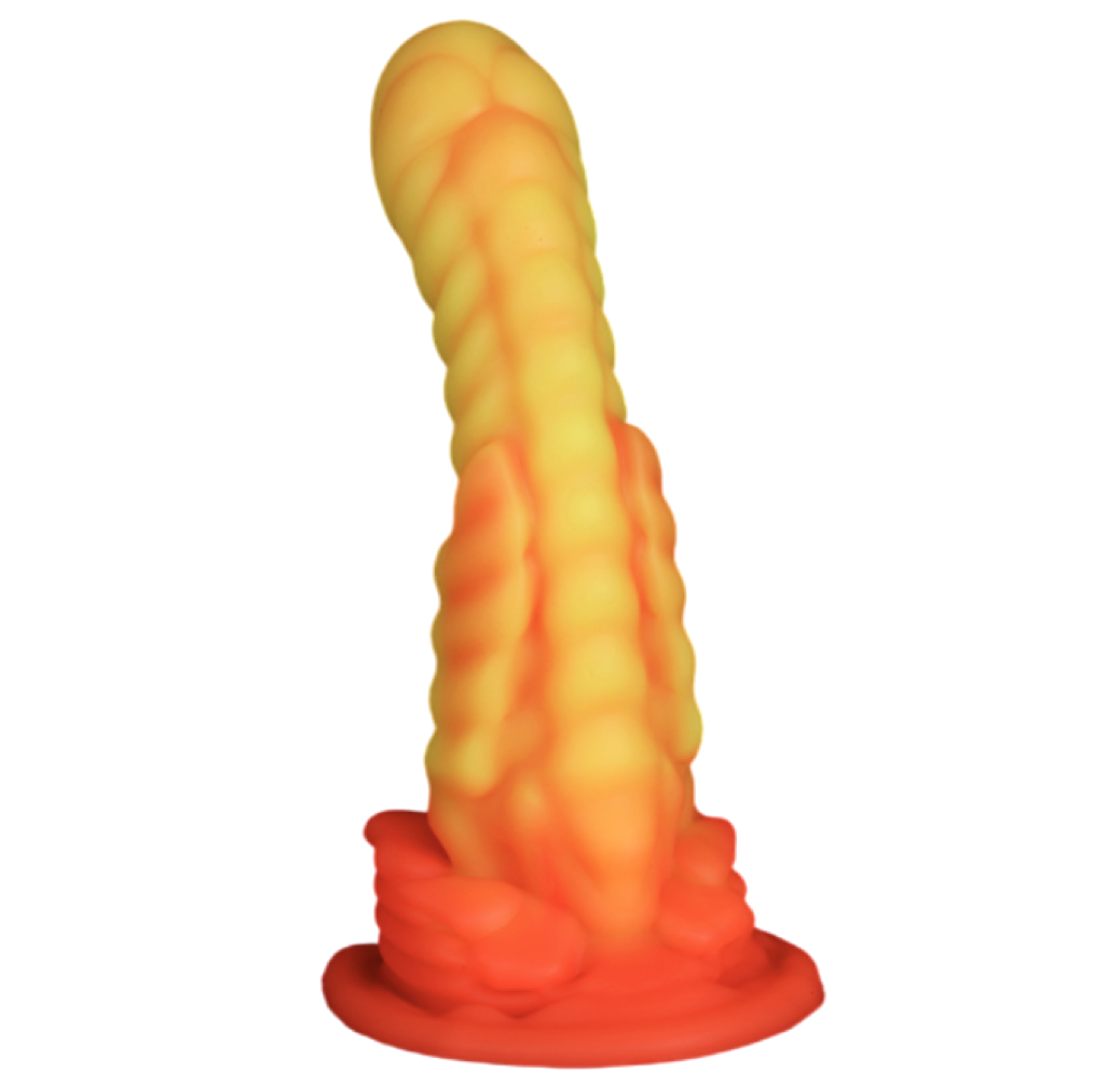 Carmine Büyük Boy Silikon Vantuzlu Su Geçirmez Ahtapot Dildo