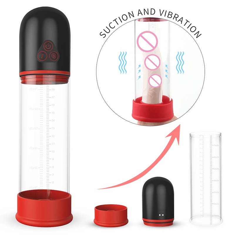 9 Modlu Şarj Edilebilir Güçlü Otomatik Penis Pompası