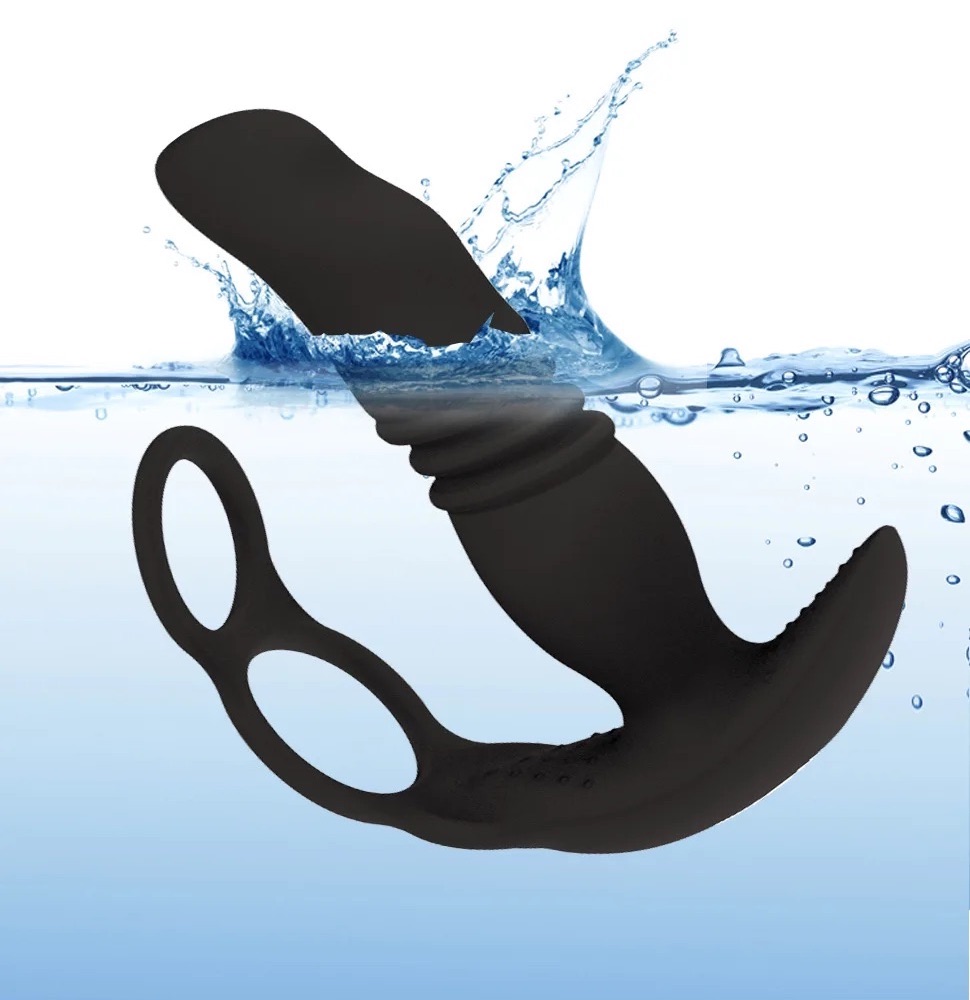 Carmine Wireless Kumandalı Titreşimli Penis Halkası Anal Vibratör