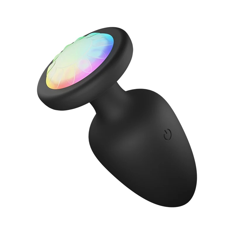 Carmine Wireless Kumandalı Led Işıklı Titreşimli Anal Plug Vibratör