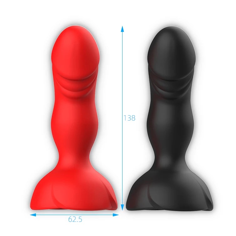 Carmine Wireless Kumandalı Gül Model Titreşimli Anal Plug Vibratör