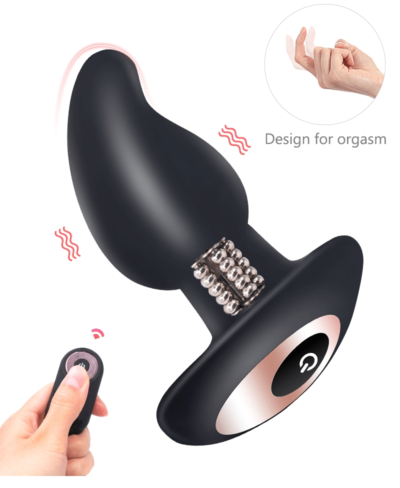 Wireless Kumandalı 10 Modlu Su Geçirmez Giyilebilir Anal Plug Lüks Vibratör