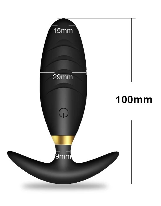 Carmine Wireless Kumandalı Su Geçirmez Giyilebilir Titreşimli Anal Vibratör Plug