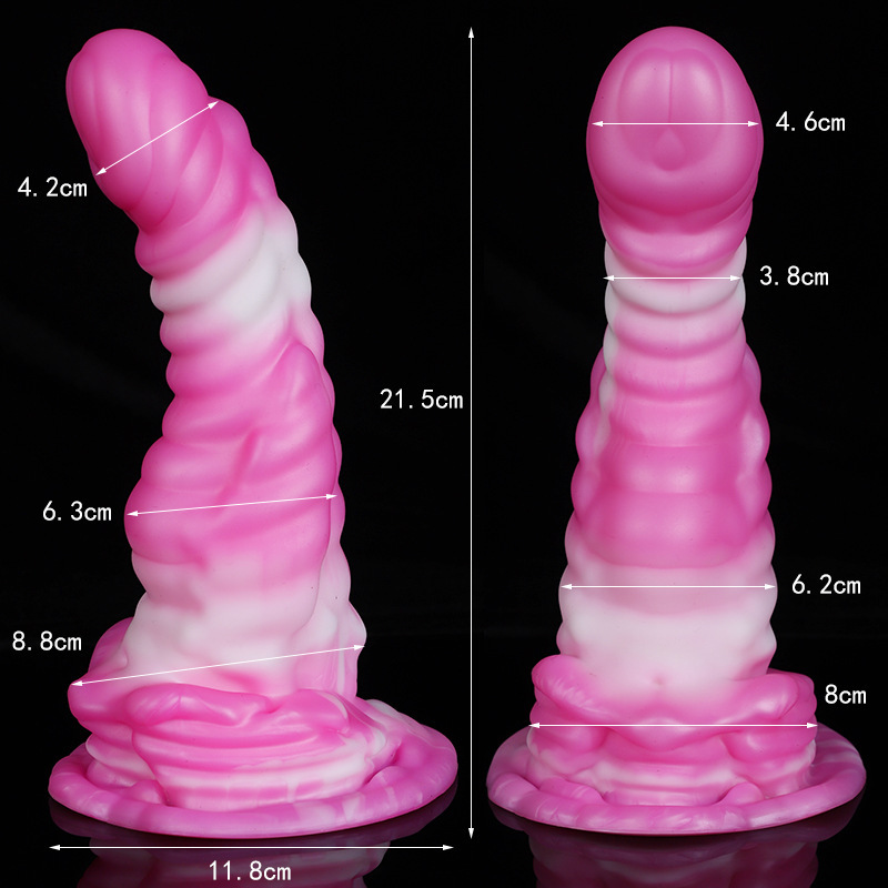 Carmine Büyük Boy Silikon Vantuzlu Su Geçirmez Ahtapot Dildo
