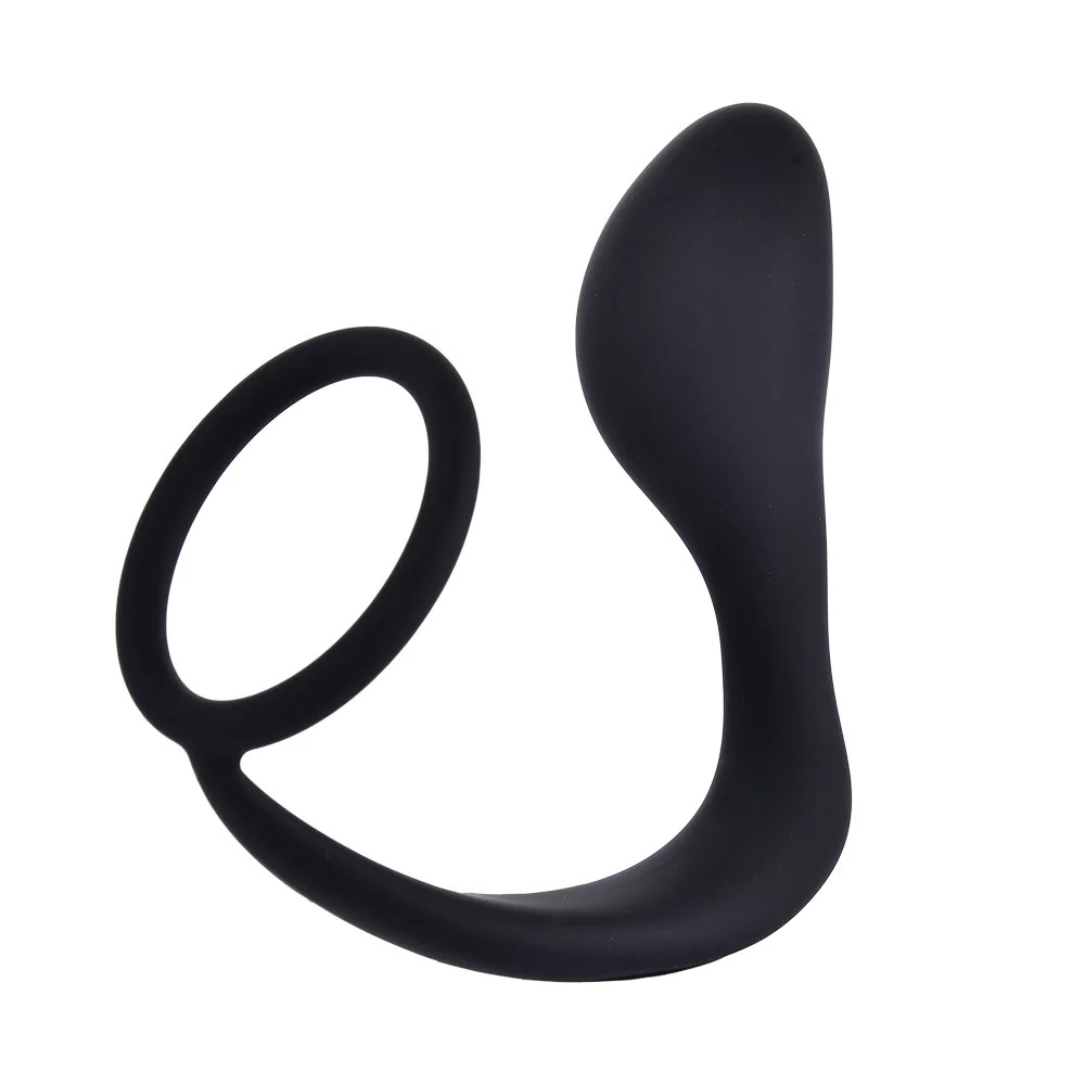 Carmine Silikon Penis Halkası ve Anal Plug