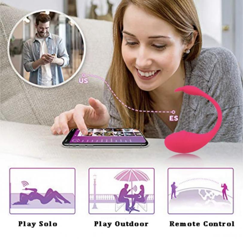 Carmine Uzak Mesafe Akıllı Telefon Kontrollü Su Geçirmez Şarjlı Vibratör