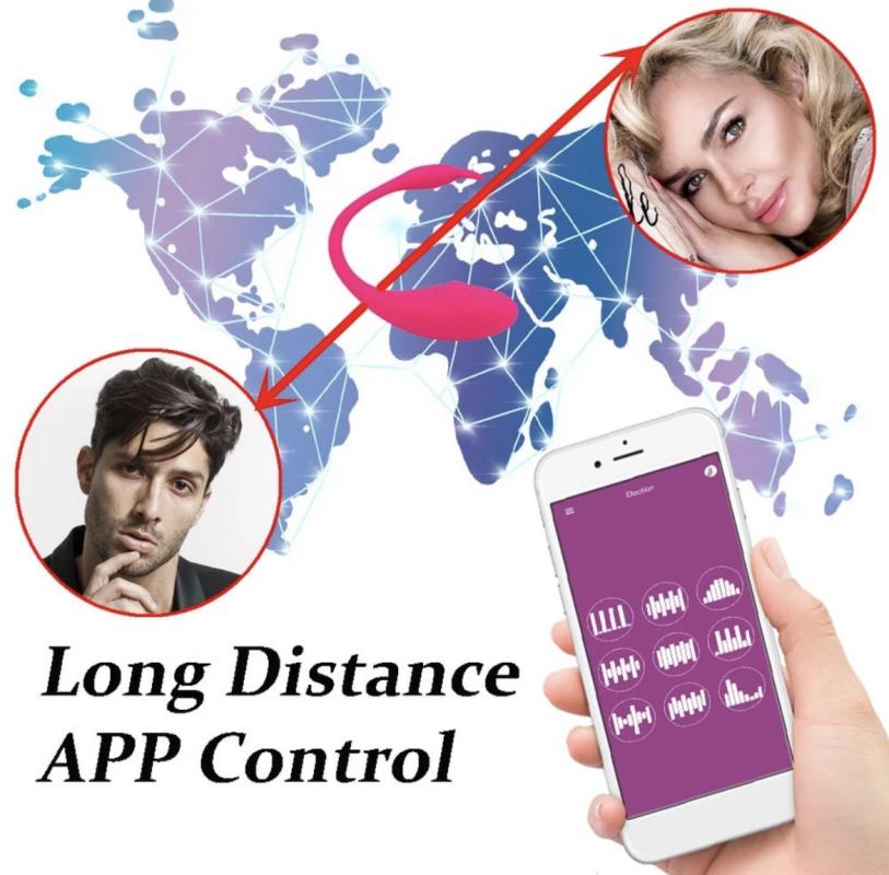 Carmine Uzak Mesafe Akıllı Telefon Kontrollü Su Geçirmez Şarjlı Vibratör