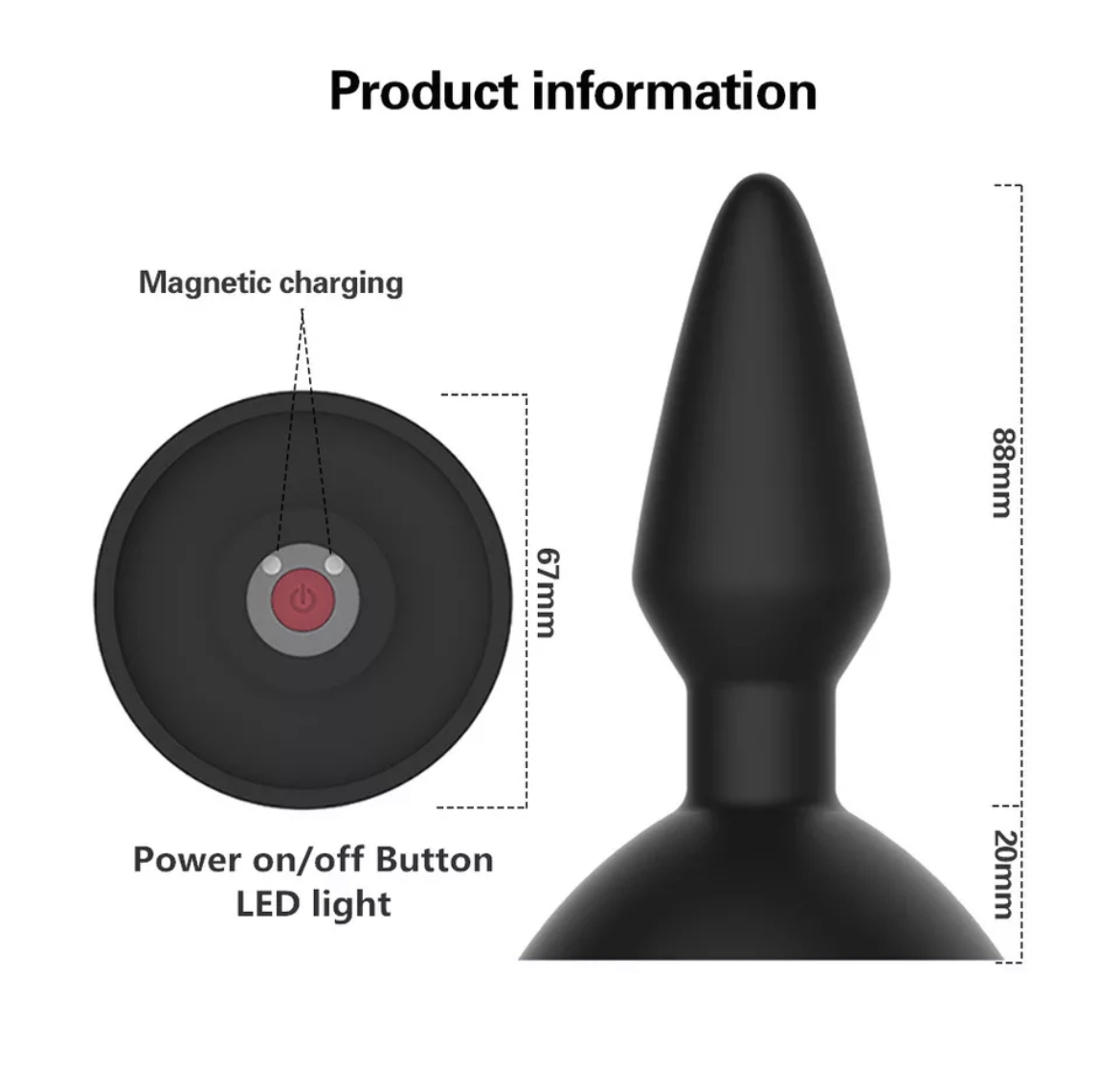 Magic Motion Equinox Akıllı Telefon Uyumlu Anal Plug Vibratör