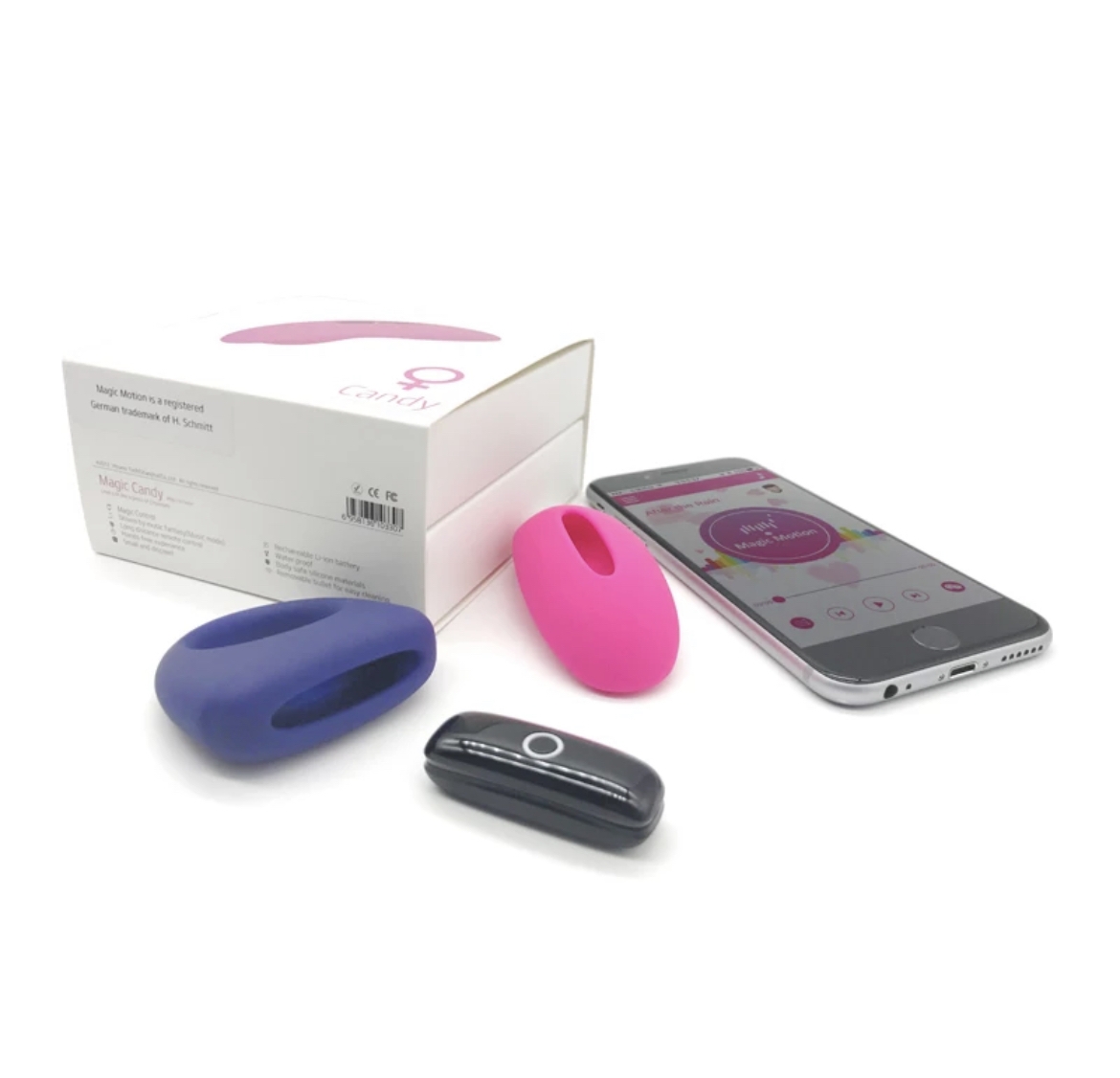 Magic Motion Candy & Dante Akıllı Telefon Uyumlu Penis Halkası Giyilebilir Vibratör