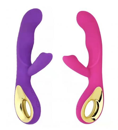 Carmine 10 Modlu Klitoris Uyarıcılı Su Geçirmez Şarj Edilebilir Vibratör