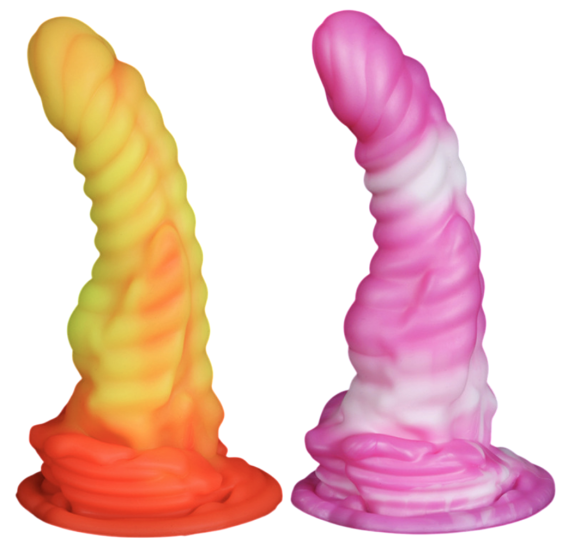 Carmine Büyük Boy Silikon Vantuzlu Su Geçirmez Ahtapot Dildo
