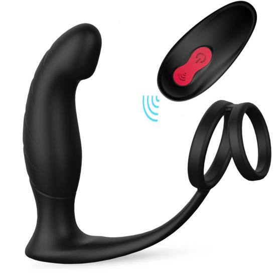 S-Hande Wireless Kumandalı Su Geçirmez Titreşimli Penis Halkası Anal Vibratör