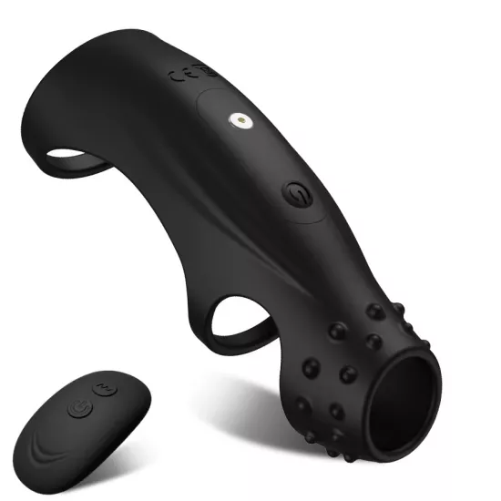 Carmine Titreşimli G Noktası Uyarıcılı Şarjlı Penis Kılıfı