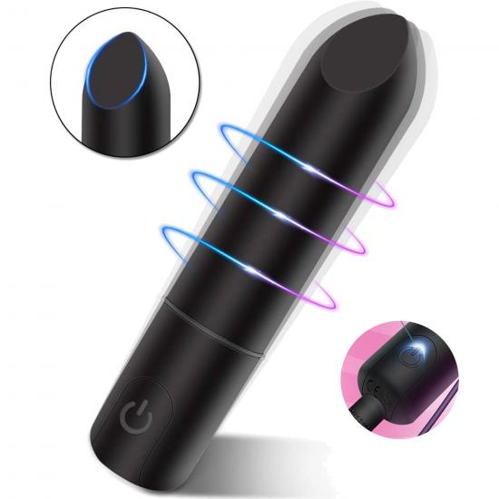 Göğüs ve Klitoris İçin Titreşimli Su Geçirmez Mini Bullet Vibratör