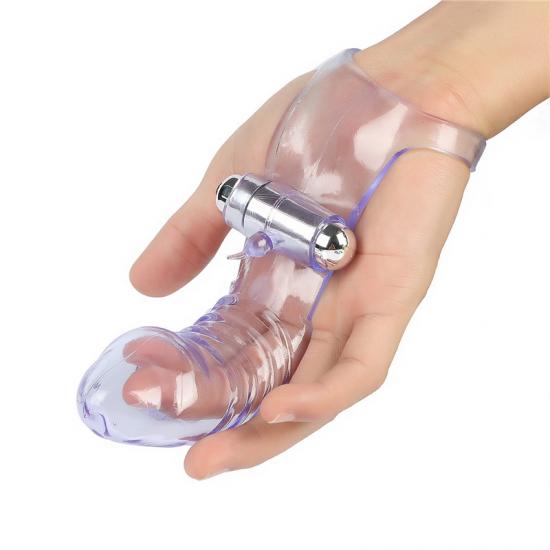 Carmine 10 Modlu Esnek Silikon Klitoral Titreşimli Parmak Vibratör